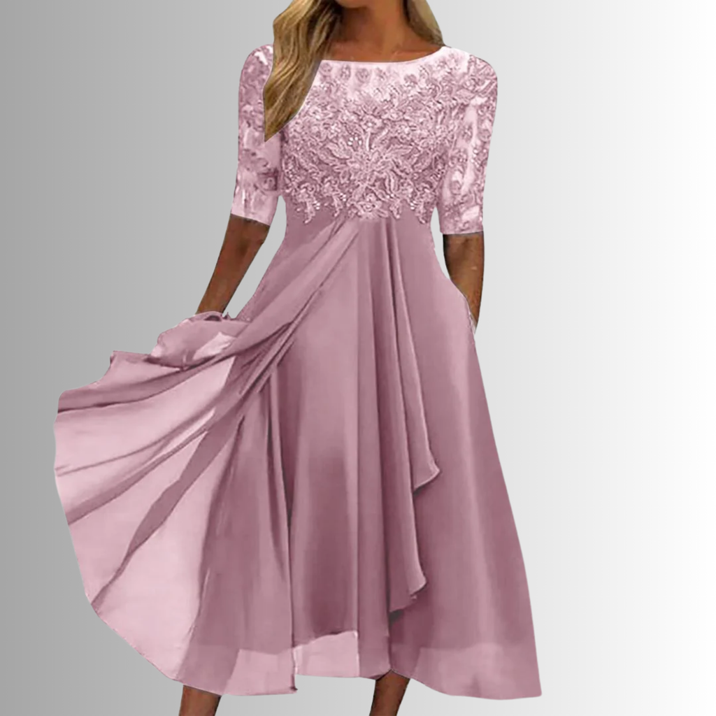 Elegant Lace Dress for Women | Stylish Evening Wear | Classic Fit