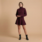 Elegant Short Dress in Soft Fabric for Casual or Formal Occasions