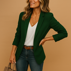 Elegant Tailored Blazer for Women | Lightweight Fabric | Professional Style | Office Wear | Available in Multiple Sizes
