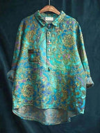 Floral Blouse for Women UK – Smart Casual Office Brunch Holiday Wear