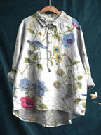 Floral Blouse for Women UK – Smart Casual Office Brunch Holiday Wear