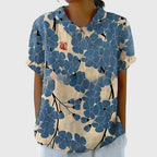 Floral Blouse for Women UK – Smart Casual Office Brunch Holiday Wear