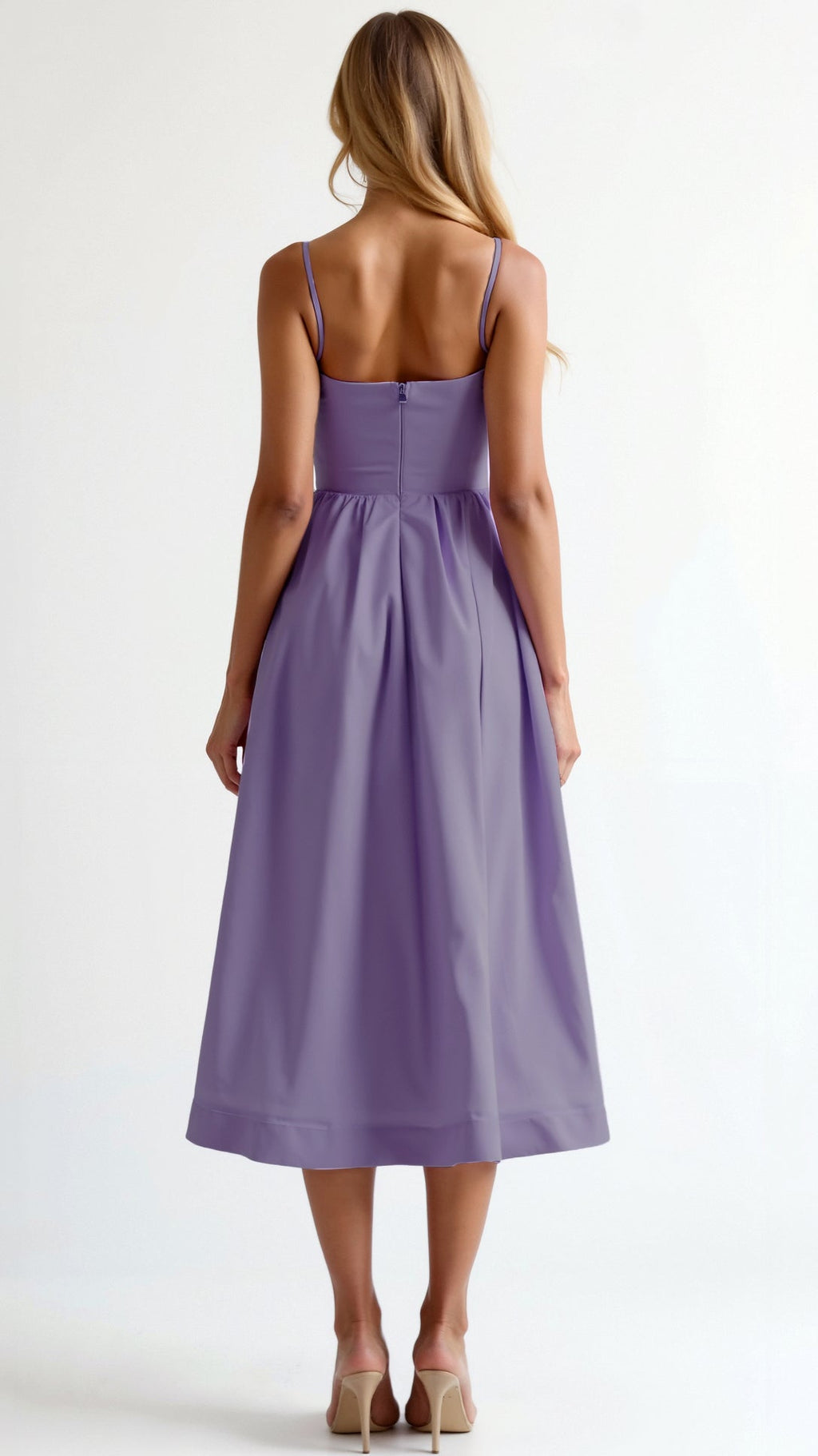 Flowy Midi Dress for Women | Lightweight Fabric | Casual Elegance | Perfect for Summer Events and Everyday Wear