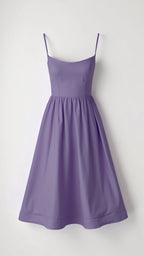 Flowy Midi Dress for Women | Lightweight Fabric | Casual Elegance | Perfect for Summer Events and Everyday Wear