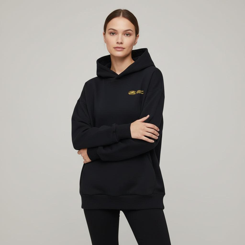 Unisex Printed Hoodie - Soft Cotton Blend, Casual Style for Everyday Wear