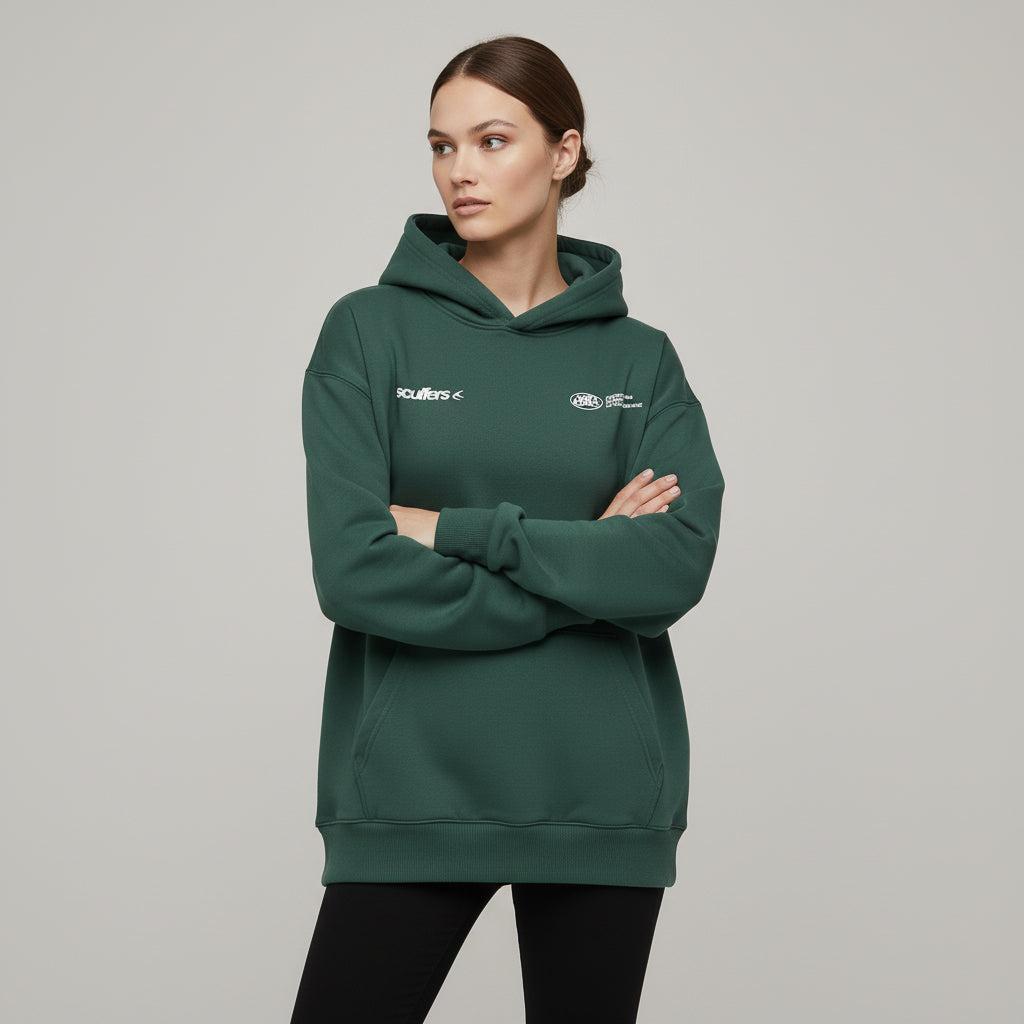 Unisex Printed Hoodie - Soft Cotton Blend, Casual Style for Everyday Wear