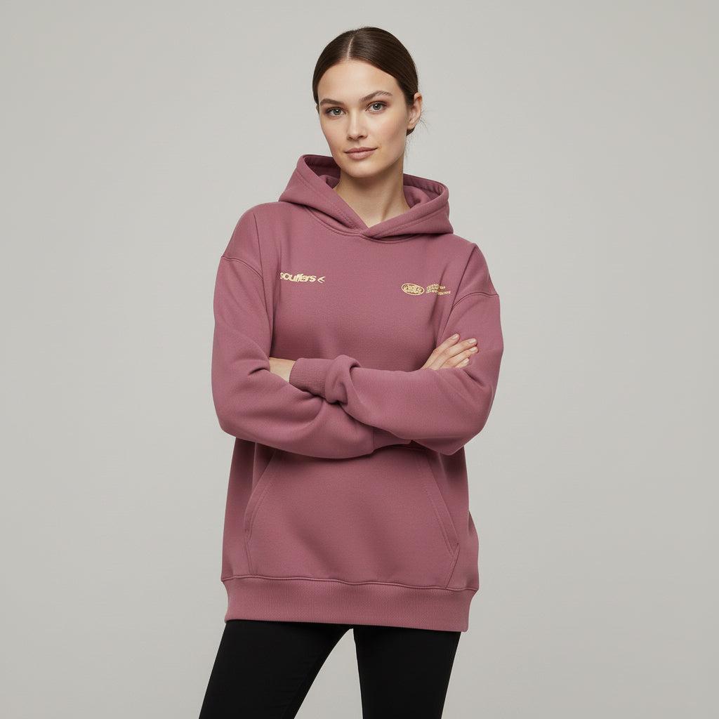 Unisex Printed Hoodie - Soft Cotton Blend, Casual Style for Everyday Wear
