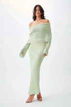 Knit Lounge Set for Women - Soft Fabric, Casual Style, Comfortable Fit