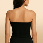Knit Tube Top - Sleek Design - Women's Casual Wear - Versatile Fashion Staple