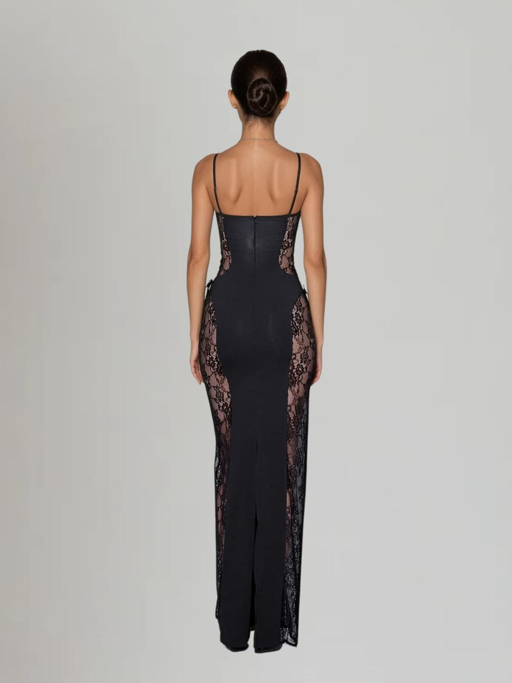 Lace Maxi Dress with Sleeves for Formal Events and Special Occasions