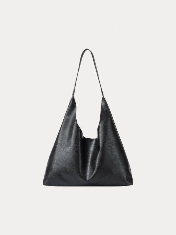 Leather PM Bag - Stylish Crossbody Design for Everyday Use Black