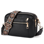 Leather Shoulder Bag - Elegant Design for Everyday Use - Refined Style and Versatile Functionality Black