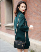 Leather Shoulder Bag - Elegant Design for Everyday Use - Refined Style and Versatile Functionality