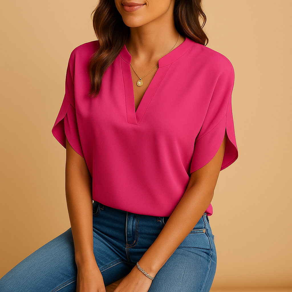 Lightweight Elegant Women's Blouse | Soft Fabric, Casual Style for Everyday Wear, Available in Multiple Colors