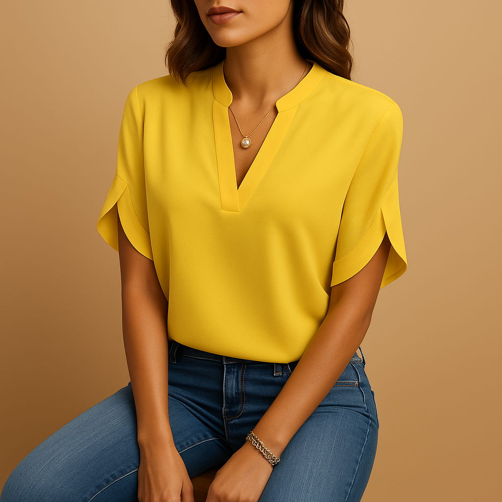 Lightweight Elegant Women's Blouse | Soft Fabric, Casual Style for Everyday Wear, Available in Multiple Colors