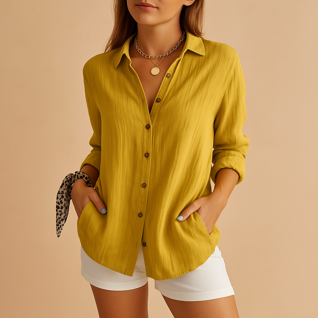 Lightweight Women's Blouse | Timeless Design for Everyday Wear | Versatile and Comfortable Top