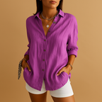 Lightweight Women's Blouse | Timeless Design for Everyday Wear | Versatile and Comfortable Top
