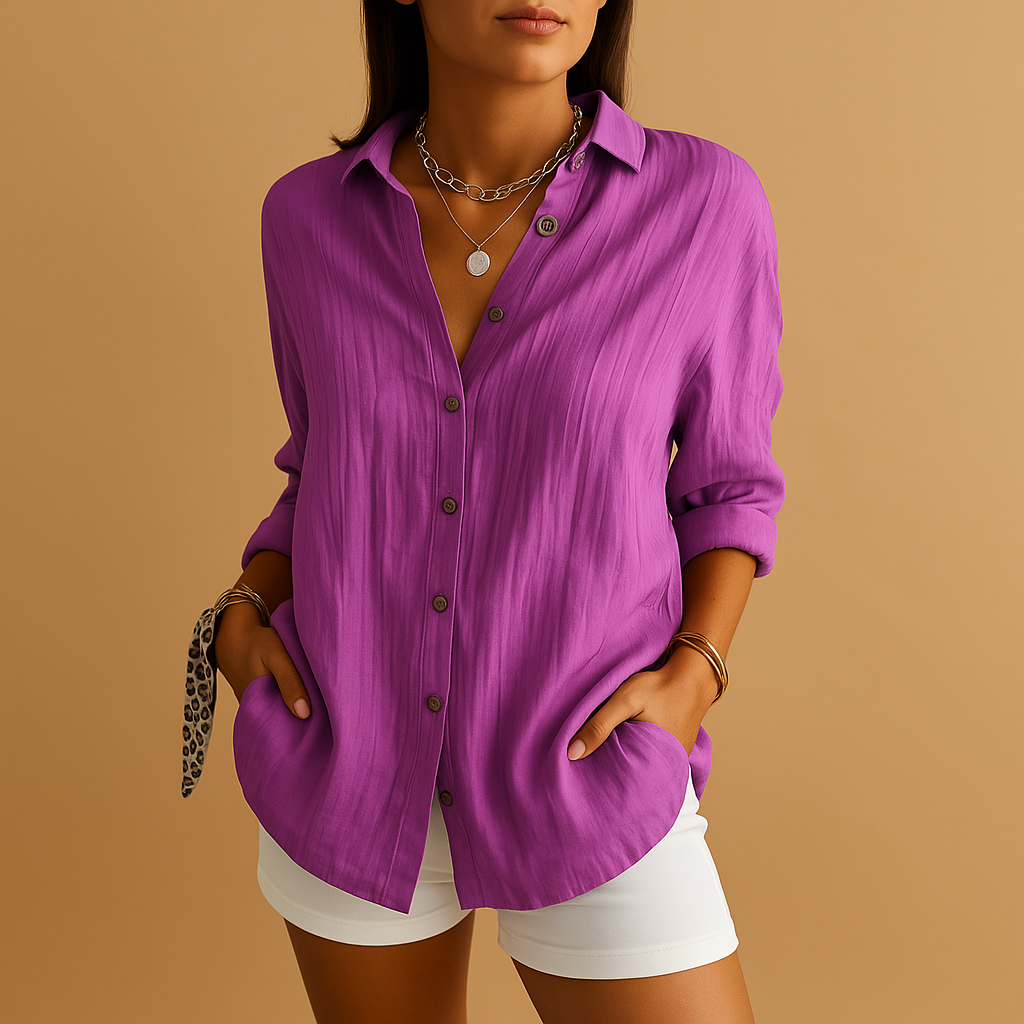 Lightweight Women's Blouse | Timeless Design for Everyday Wear | Versatile and Comfortable Top
