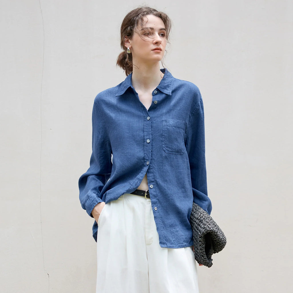 Linen Casual Shirt for Everyday Wear - Lightweight, Breathable Fabric