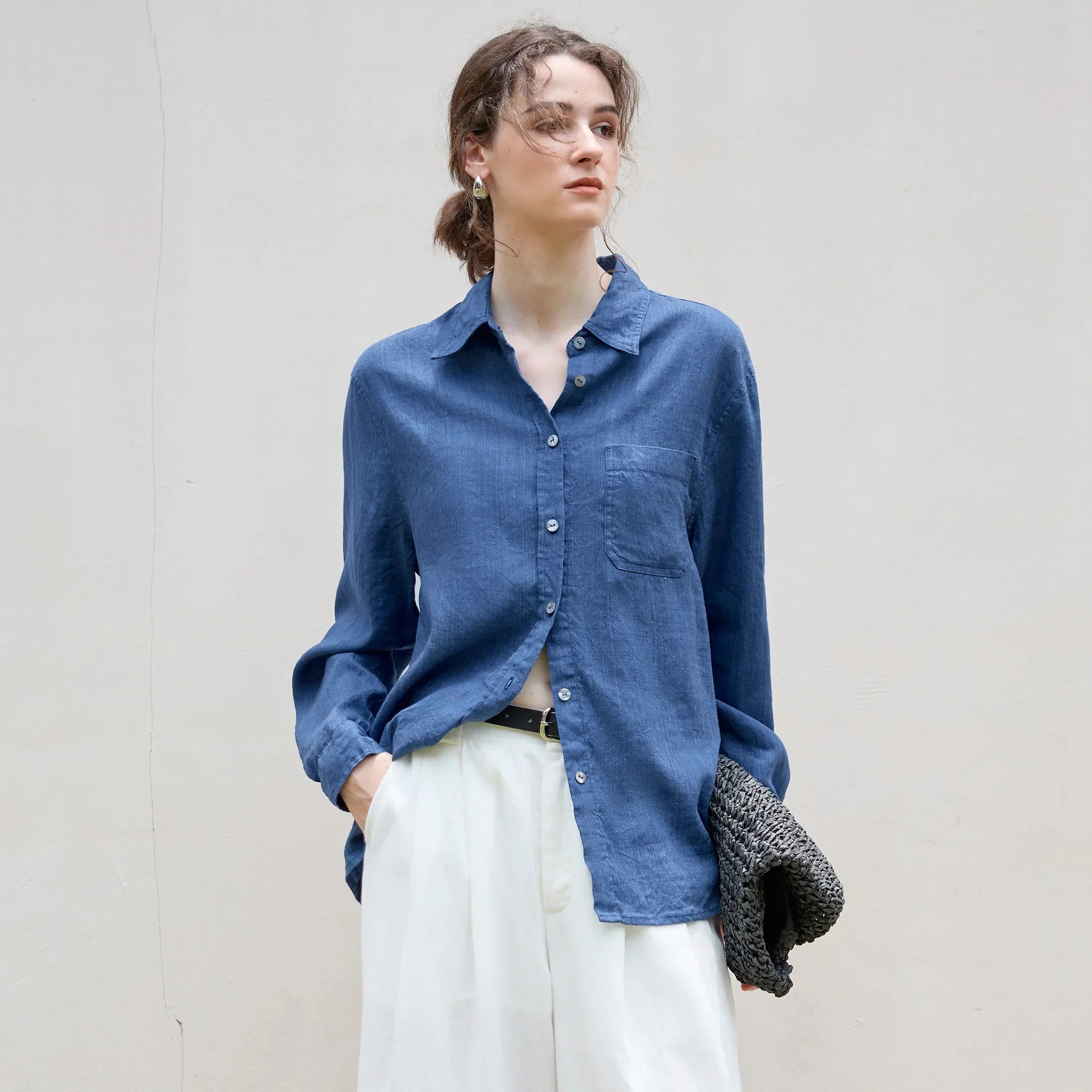 Linen Casual Shirt for Everyday Wear - Lightweight, Breathable Fabric