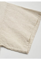 Linen Flared Sleeve Pullover Top for Casual Wear and Everyday Style