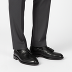 Men's Black Leather Tassel Loafers