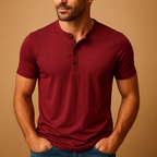 Men's Casual Cotton T-Shirt | Comfortable Everyday Wear | Versatile Style for Relaxed Outfits