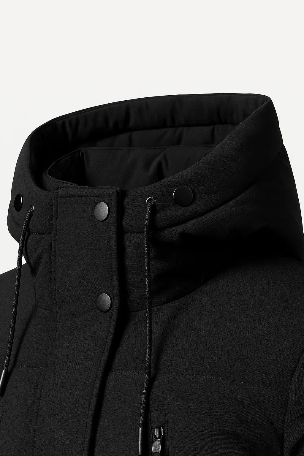 Men's Insulated Waterproof Puffer Jacket - Warm Winter Coat for Outdoor Activities