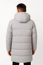 Men's Insulated Waterproof Puffer Jacket - Warm Winter Coat for Outdoor Activities