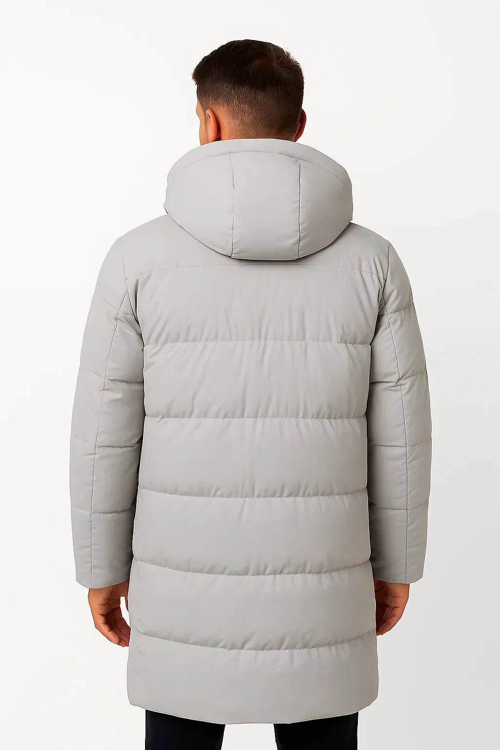 Men's Insulated Waterproof Puffer Jacket - Warm Winter Coat for Outdoor Activities