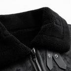Men's Leather Aviator Jacket - Classic Design, Durable Genuine Leather, Perfect for Casual Wear and Outdoor Activities