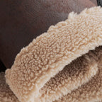 Men's Leather Aviator Jacket - Classic Design, Durable Genuine Leather, Perfect for Casual Wear and Outdoor Activities