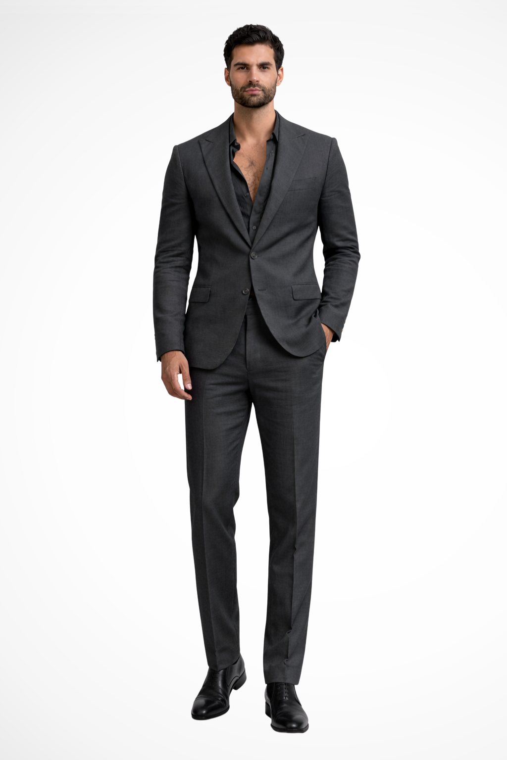 Men's Linen Relaxed Fit Summer Wedding Guest Suit - Lightweight & Comfortable