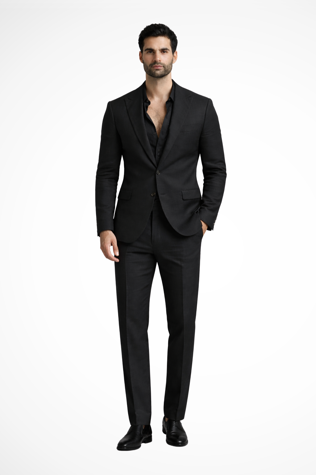 Men's Linen Relaxed Fit Summer Wedding Guest Suit - Lightweight & Comfortable