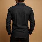 Men's Long Sleeve Cotton Shirt | Casual Style for Everyday Wear | Comfortable Fit and Versatile Design