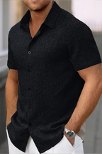 Cotton Short Sleeve Men's Shirt UK – Smart Casual & Holiday & Resort Wear