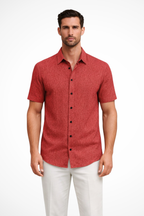 Cotton Short Sleeve Men's Shirt UK – Smart Casual & Holiday & Resort Wear