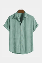 Collared Short Sleeve Men's Shirt UK – Smart Casual & Holiday & Resort Wear
