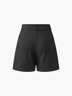 Mid-Waist Tailored Shorts Without Belt - Comfortable Casual Summer Wear