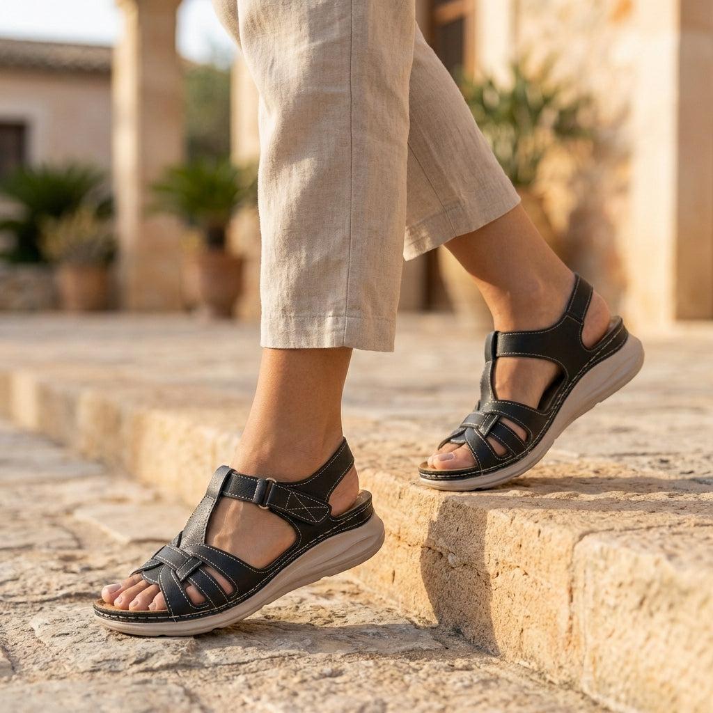 Orthopaedic Women's Sandals with Arch Support for Comfort and Stability