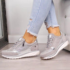 Orthopedic Sneakers with Zipper Closure for Comfort and Support