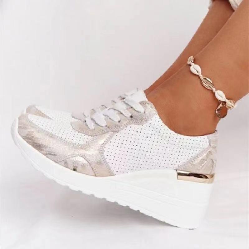 Orthopedic Wedge Sneakers for Comfort | Breathable Material | Casual Style