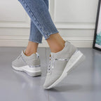Orthopedic Wedge Sneakers for Comfort | Breathable Material | Casual Style