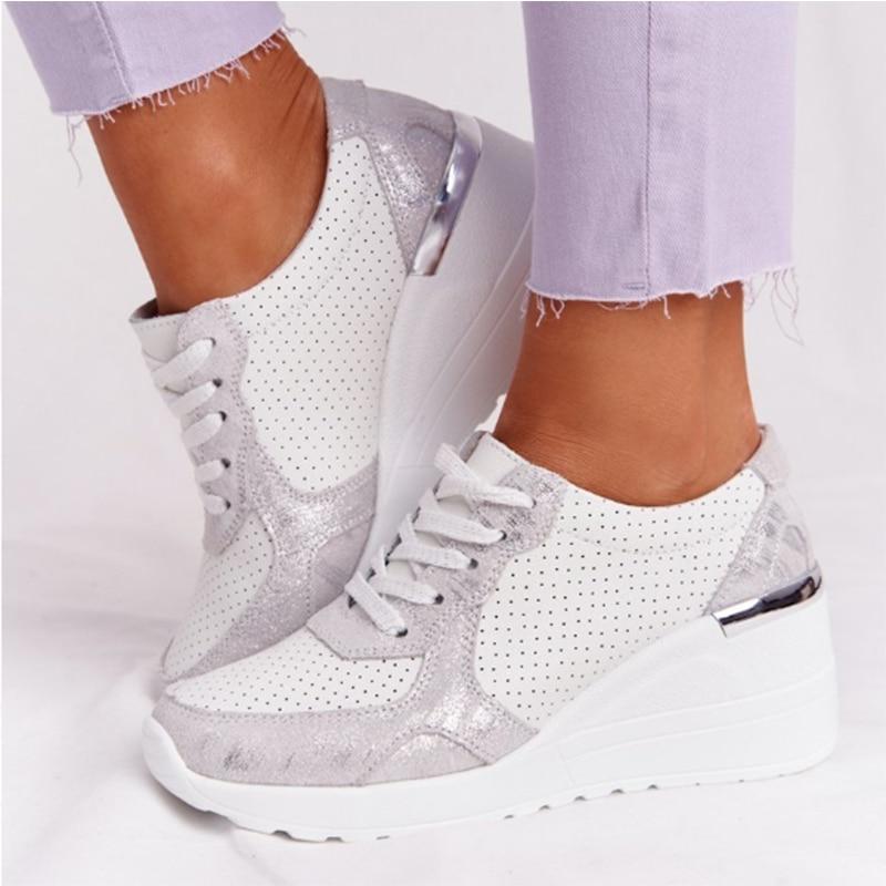 Orthopedic Wedge Sneakers for Comfort | Breathable Material | Casual Style
