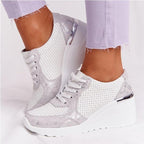 Orthopedic Wedge Sneakers for Comfort | Breathable Material | Casual Style