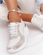 Orthopedic Wedge Sneakers for Comfort | Breathable Material | Casual Style
