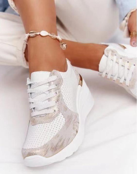 Orthopedic Wedge Sneakers for Comfort | Breathable Material | Casual Style