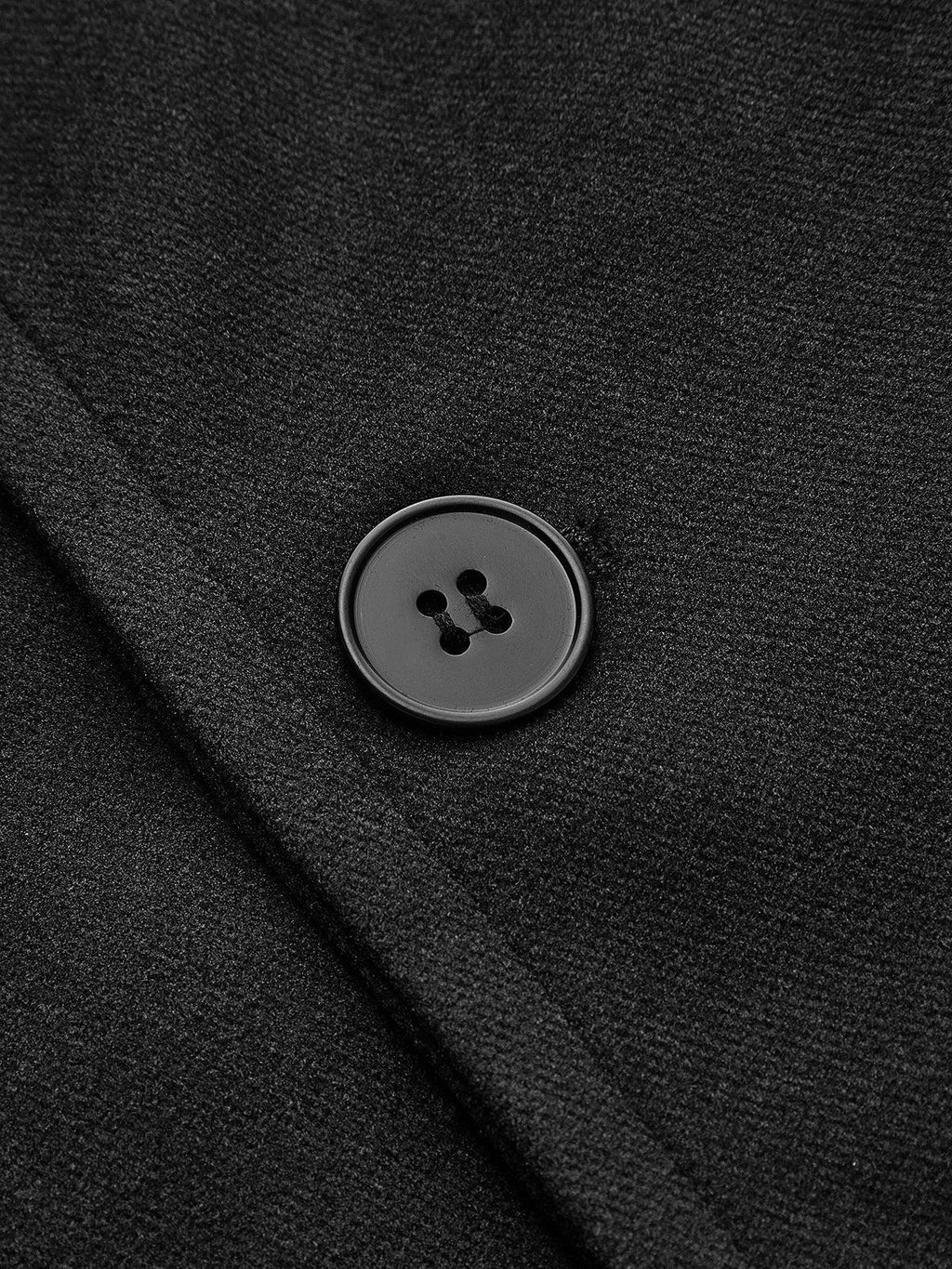 Oversized Wool-Blend Women's Coat with Button Closure for Casual Wear