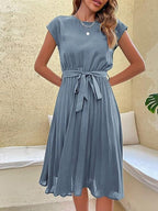 Plissiertes Minikleid aus leichtem Material – Kurzärmlig für den Sommer 2026