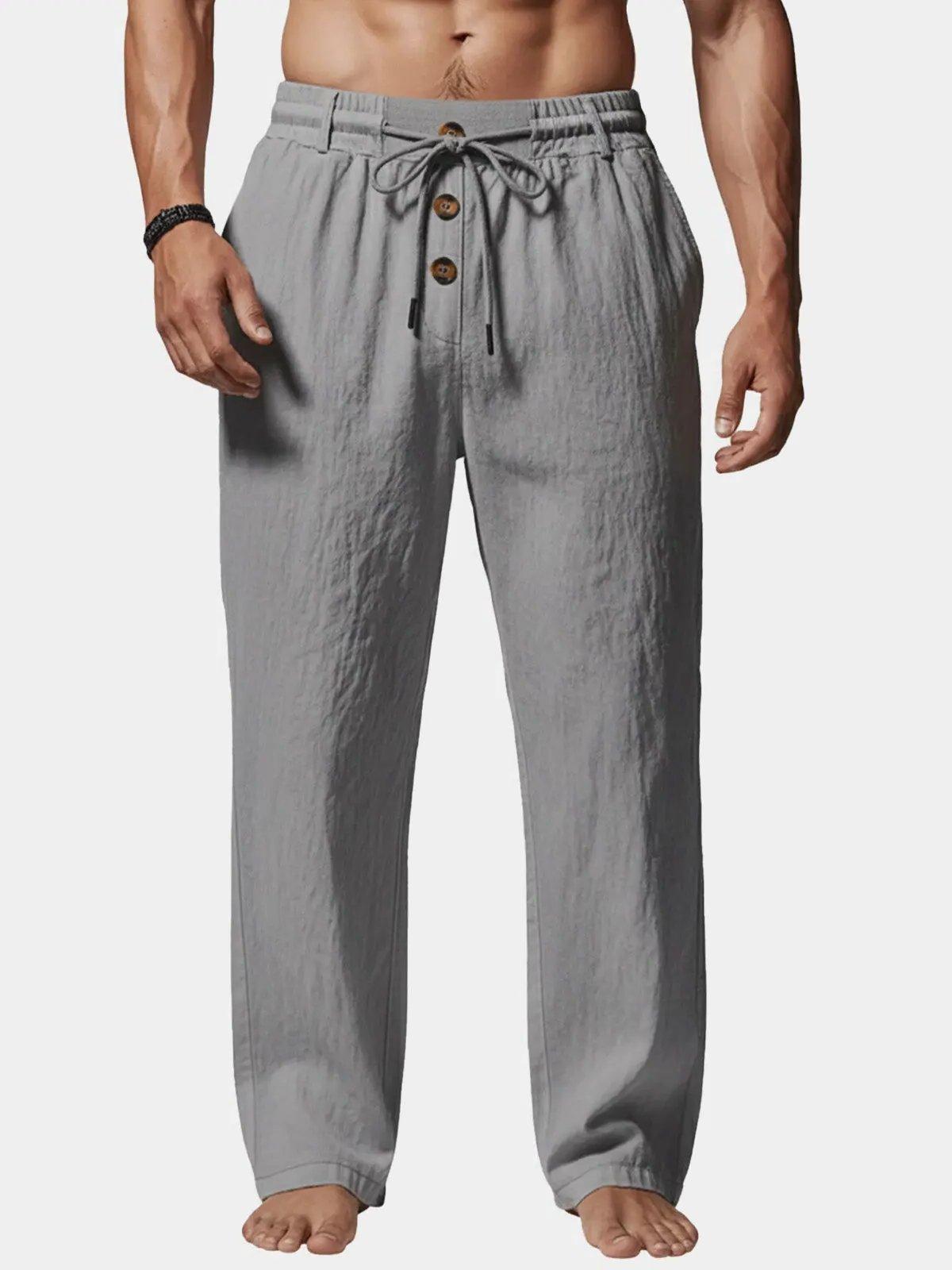 Relaxed Lounge Pants for Men | Soft Cotton Fabric | Comfortable Casual Wear